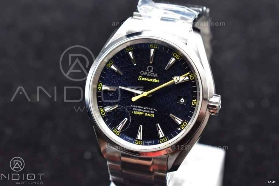 Bracelet Terra Edition Dial Aqua 1:1 Best SS VSF A8500 SS 150M On Black 1225